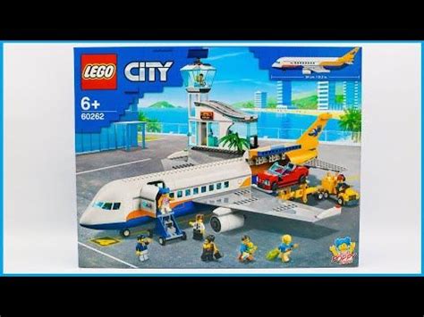 LEGO City 60262 Passenger Airplane Speed Build Review - YouTube | Lego ...