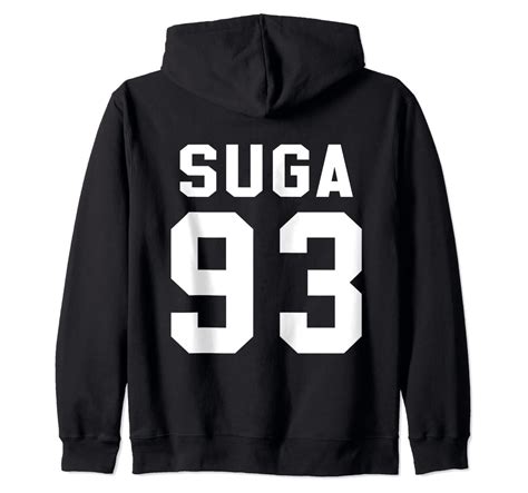 Suga 93 Hoodie Suga 93 Black Unisex Hoodie