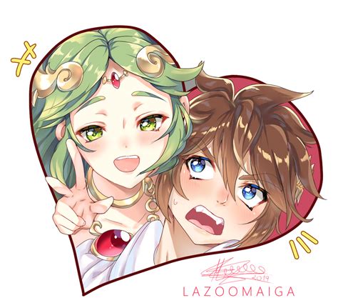 Pit And Palutena Love