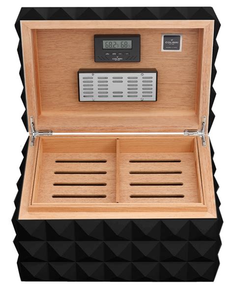 Colibri Humidor Grand Quasar Schwarz Matt Zigarren Raucher Xxl