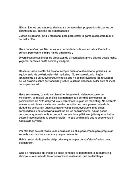 Caso N Ctar Apuntes Matem Ticos N Ctar S Es Una Empresa Dedicada A