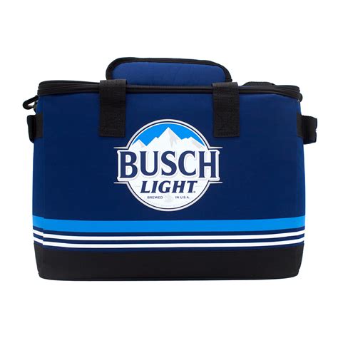 Busch Light Soft Cooler with Bottle Opener Keychain