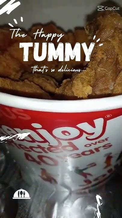 pcs jollibee chickenjoy bucketso yummy youtube