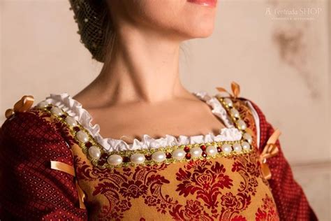 Renaissance Dress Red Color Italian Renaissance Gown Robe Etsy