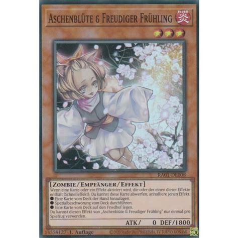 Aschenbl Te Freudiger Fr Hling V Platinum Secret Rare Ra De