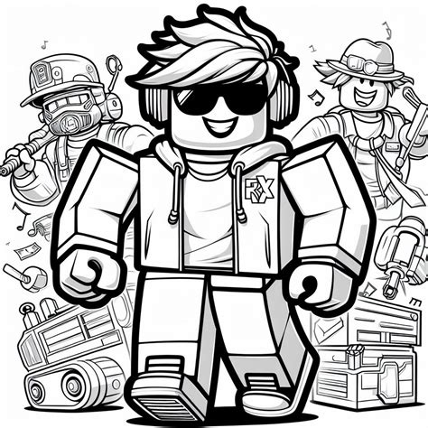 Imagem Roblox Para Imprimir - Desenhos de Roblox para imprimir e colorir 🎮