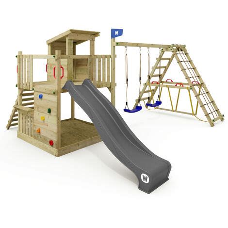 Wickey Parco Giochi In Legno Struttura Di Arrampicata Smart Nest