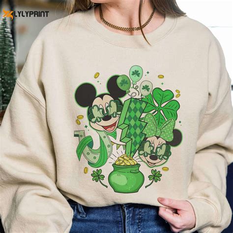 Retro Disneyland St Patrick S Day Shirt Mickey Minnie Feeling Lucky