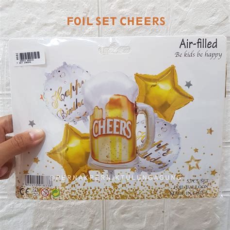 Jual Balon Foil Set Aneka Tema Karakter Happy Birthday Love Beruang