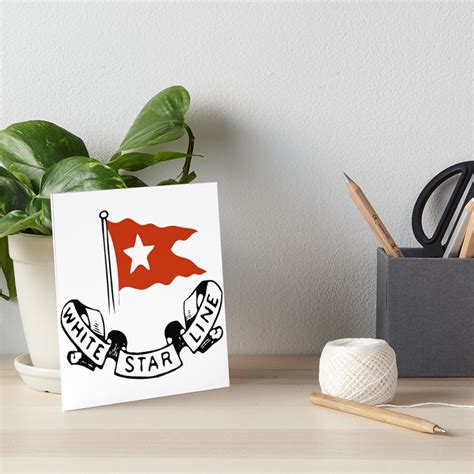 "White Star Line Logo" Art Board Print for Sale by OuofBusiness | Redbubble