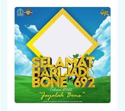 Logo Dan Twibbon Hari Jadi Bone 2022 Ke 692 Berdesain Cantik Dan Unik