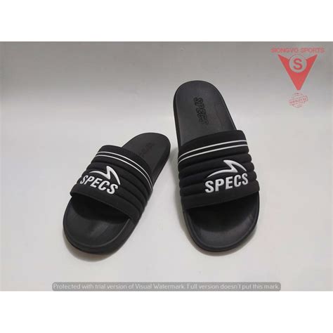 Jual Sandal Slide Specs Origin Sandal Black Original 800086