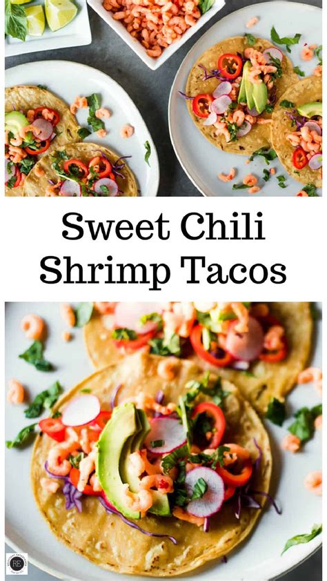 Sweet Chili Shrimp Tacos Reluctant Entertainer