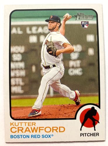 KUTTER CRAWFORD ROOKIE 2022 Topps Heritage 519 SHARP BOSTON RED