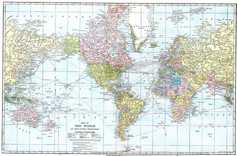 Mercator Map Of The World