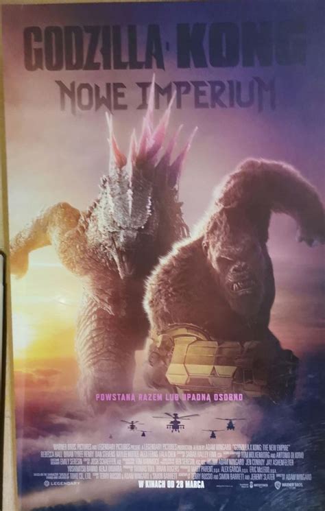 Plakat Filmowy Godzilla I Kong Nowe Imperium