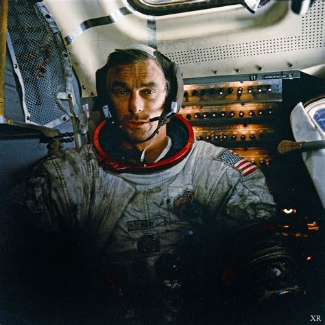 Apollo Eugene Cernan On The Moon Eugene Cernan Man On