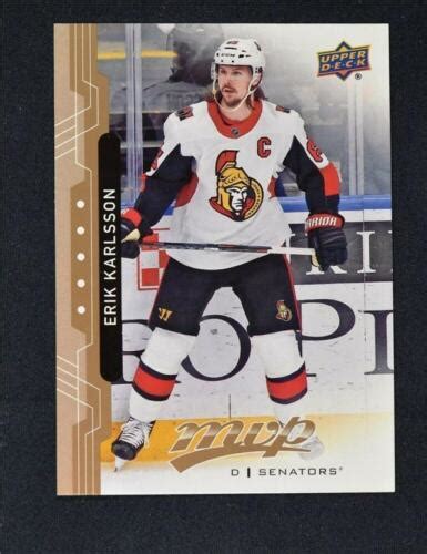 Ud Upper Deck Mvp Base Erik Karlsson Ebay