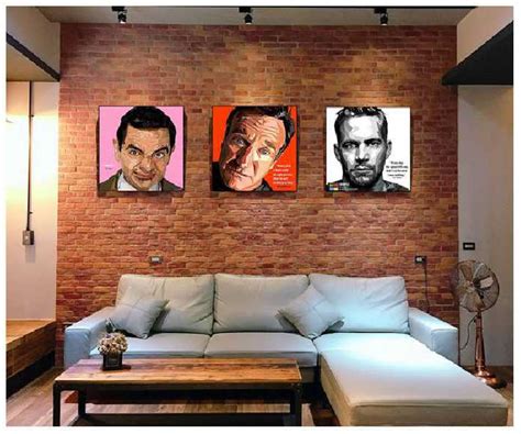 images Pop Art Cinéma TV acteurs peintures pour décoration