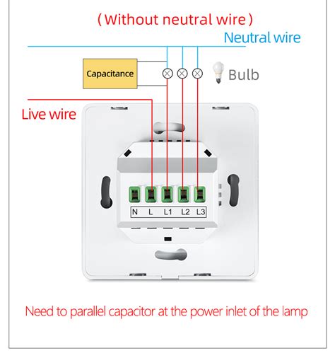 Eu Wifi Push Button Wall Light Switch No Neutral Wire Sls Smart