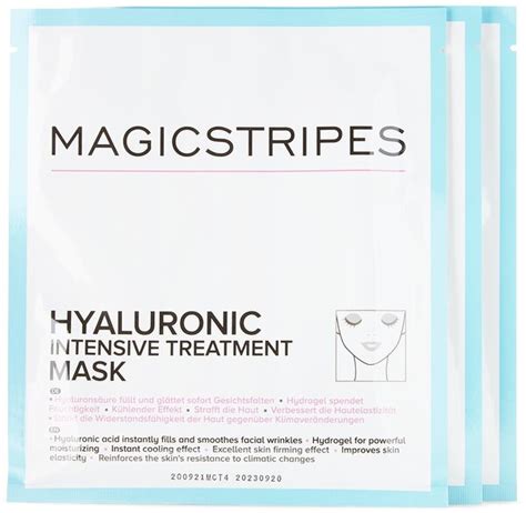 Buy Magicstripes Three Pack Hyaluronic Intensive Treatment Masks Na