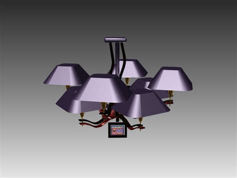 Chandelier Pendant Lighting 3d Model 3d Studio3ds Maxautocad Drawing