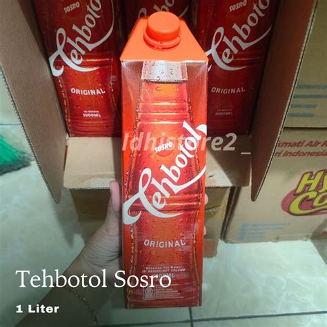 jual teh botol sosro  liter shopee indonesia