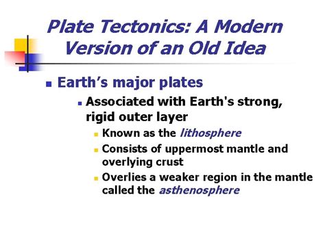 Chapter Plate Tectonics A Scientific Theory Unfolds