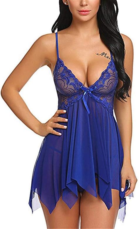 Sedex Babydoll Lingerie Sexy Intimo Donna Biancheria Intima