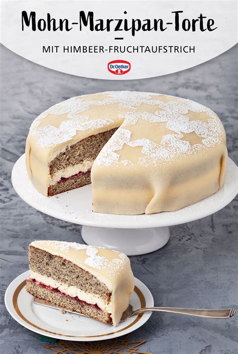 Mohn Marzipan Torte Rezept Kuchen Und Torten Kuchen Und Torten