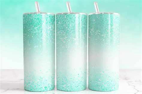 Pink Ombre Glitter Tumbler Wrap Graphic By Pouredpixels Creative Fabrica