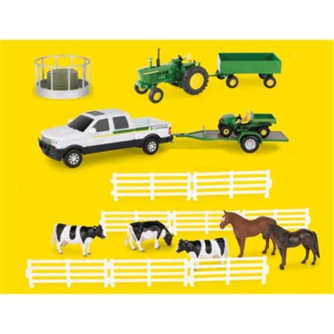 Big Farm Series John Deere Playset - 20 Piece, 3 Years Above, 20 ...