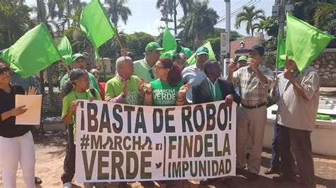 Marcha Verde Advierte Frente Al Palacio Nacional Mantiene Lucha Para