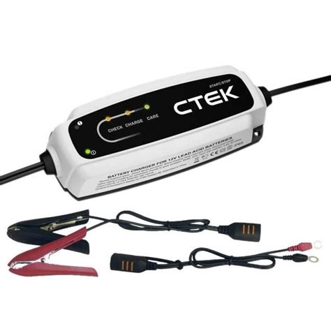 Ctek Chargeur De Batterie Ct Start Stop V A Cdiscount Auto