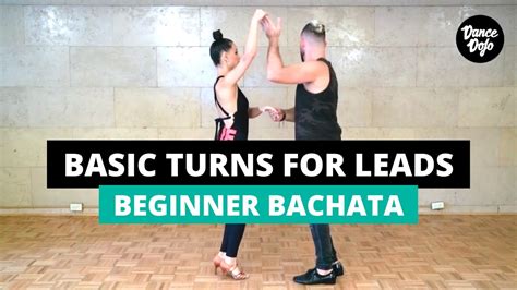 Basic Bachata Turns For Men Leads Beginner Bachata Moves Youtube