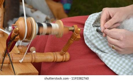 Spindle On Spinning Wheel Stock Photo 1193382760 | Shutterstock