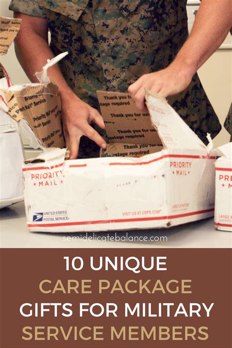 Unique Care Package Gifts For Military Service Members