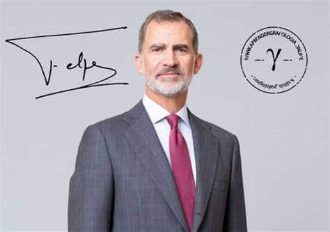 Firma del Rey Felipe VI Aprender Grafología