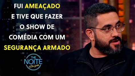 O comediante Dihh Lopes fez o show um segurança por conta das