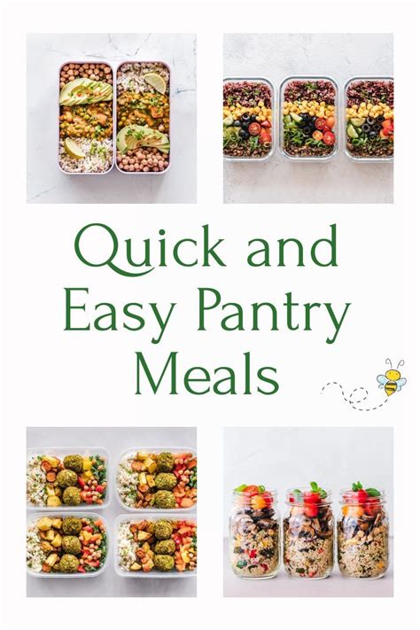 15 Quick And Easy Pantry Meals Healthy Pantry Meals Healthy Pantry Easy Vegetable Soup