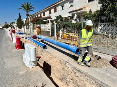 Las Obras De Canalizaci N De El Campello Avanzan Suman Un Kil Metro De