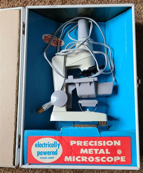 Vintage SkilCraft Microscope Lab EBay