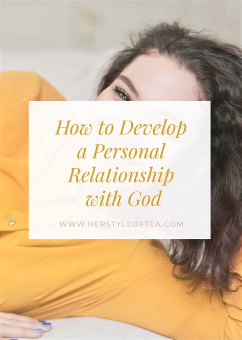 How To Develop A Personal Relationship With God Daily She Pursues