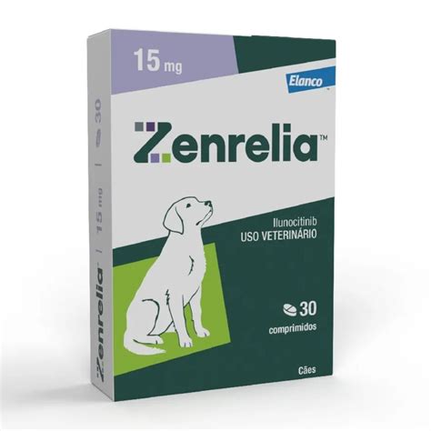 Antialérgico Zenrelia 15mg Elanco para Cães - 30 comprimidos | Rei dos