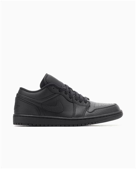 Air Jordan 1 Low Triple Black Black 553558 091 Buy Online At