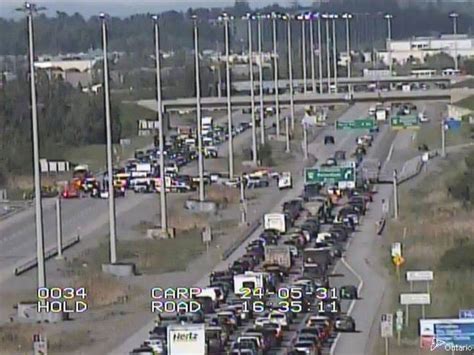 Five Seriously Injured In Highway 417 Crash In Ottawas West End