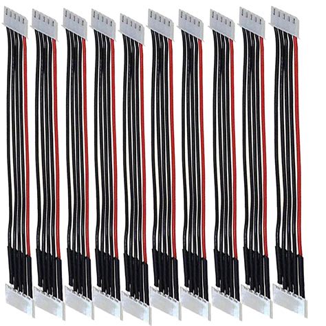 Yiqigou 10 Pcs 5 9inch JST XH Plug 2S 3S 4S 5S 6S 2S 6S Balance Charger