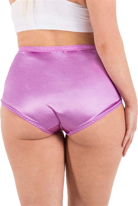 Barbra Lingerie Mens Satin Bikini Briefs Panties S To 3XL Silky Sexy