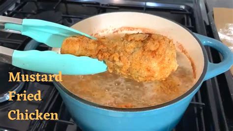 Mustard Fried Chicken Recipe How To Make Crispy Fried Chicken All Things Fab Youtube