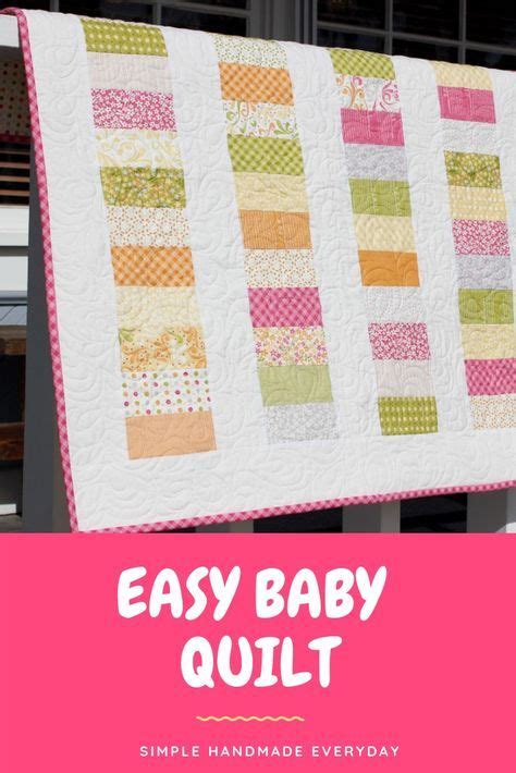 Sunshine Baby Quilt Simple Handmade Everyday Baby Quilts Easy